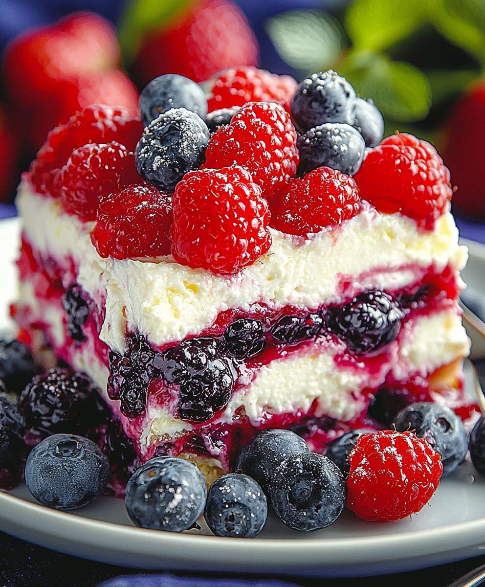 Summer Berry Lasagna