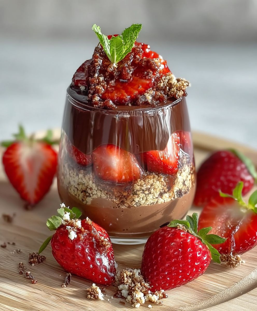 Dubai chocolate strawberry cup