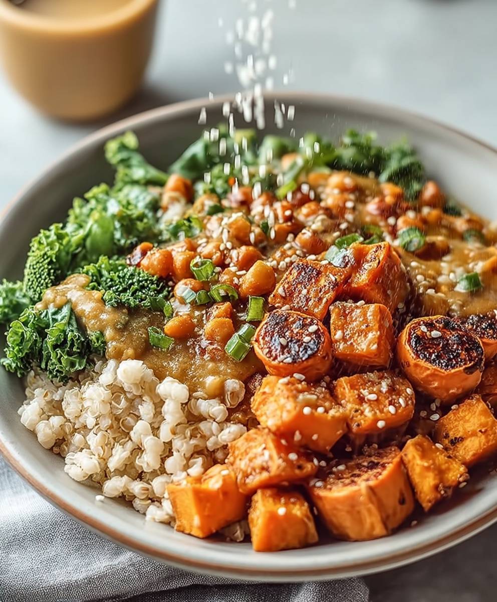 Thai Peanut Sweet Potato Bowl