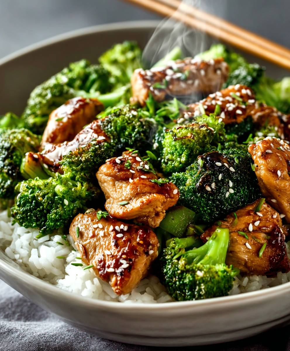Chicken broccoli stir fry