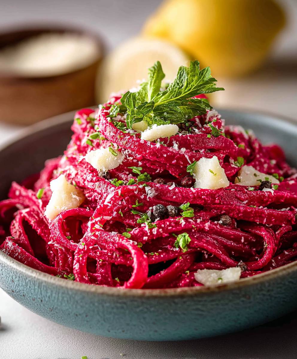 Beet pasta sauce