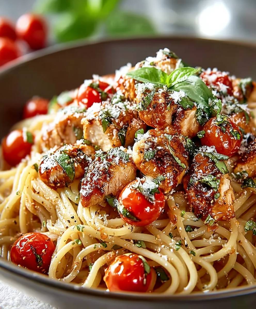 Bruschetta Chicken Pasta