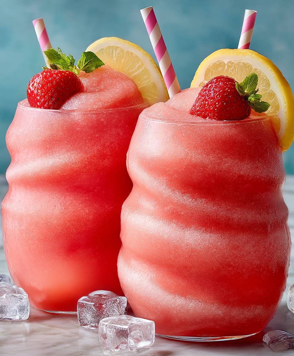 Pink Lemonade Slushies