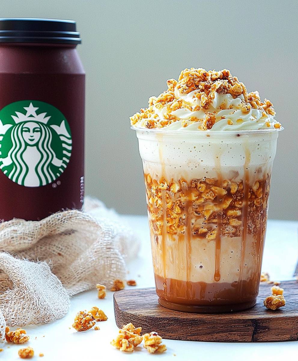 Caramel Ribbon Crunch Frappuccino