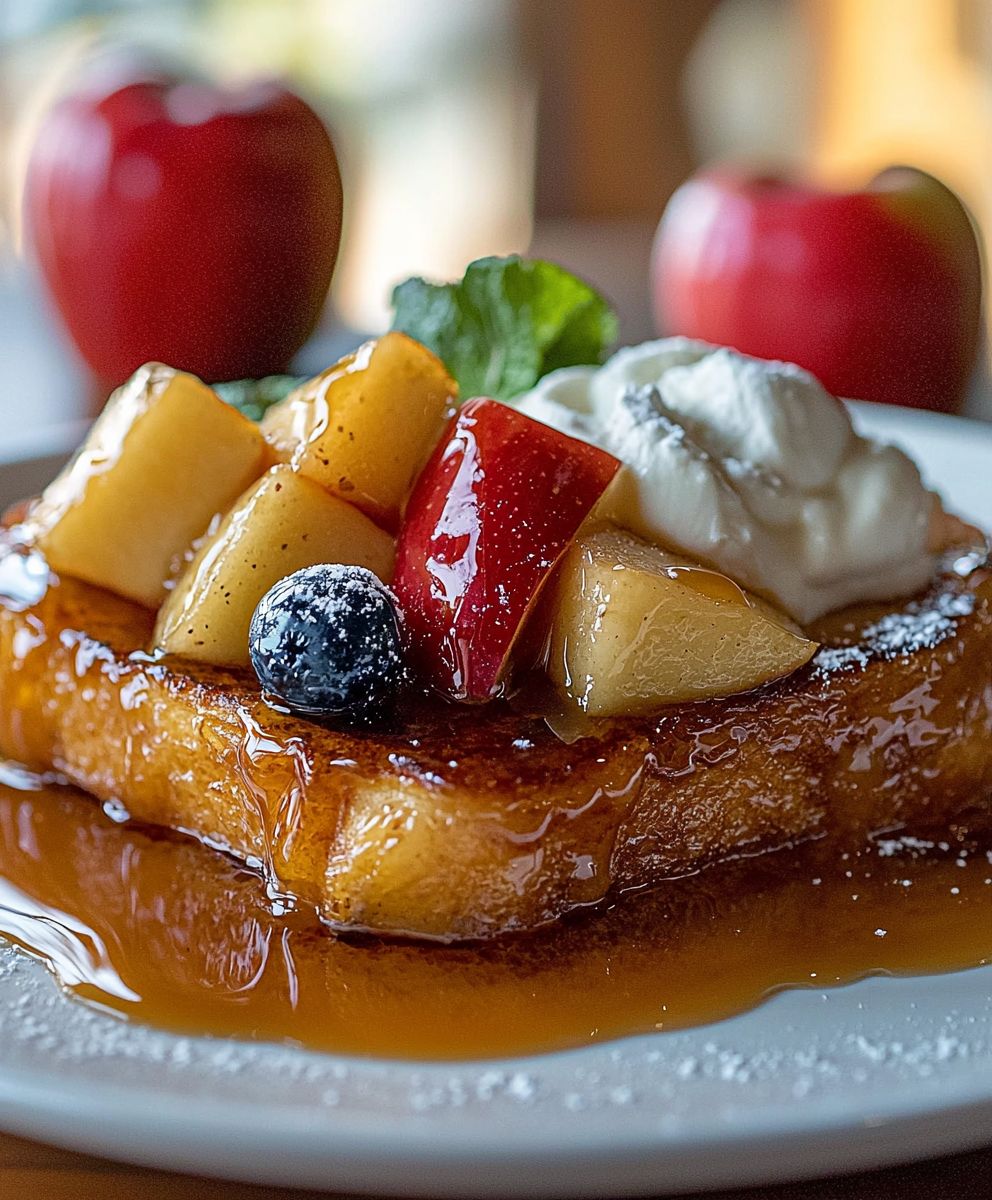Caramel Apple French Toast