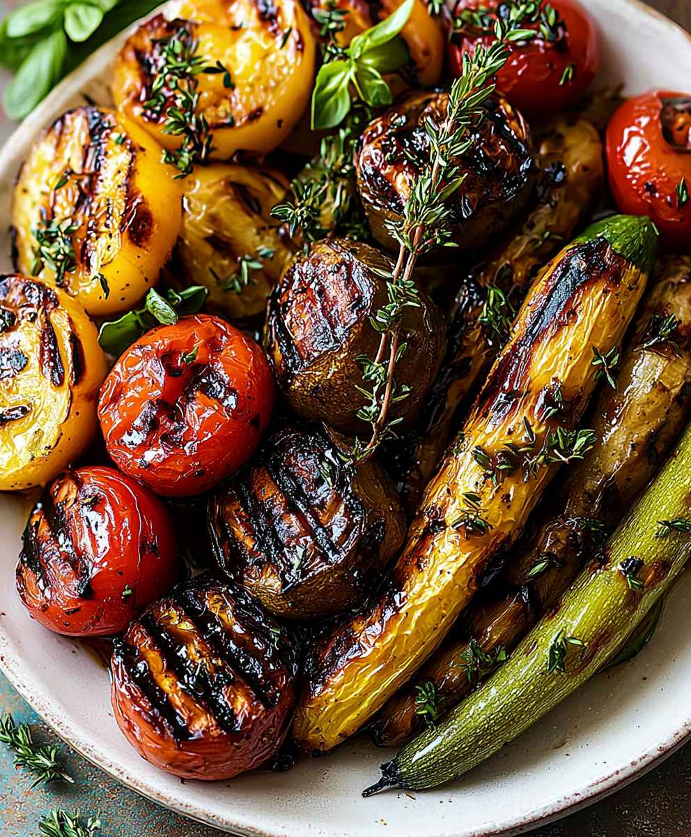 Grilled Balsamic Vegetables