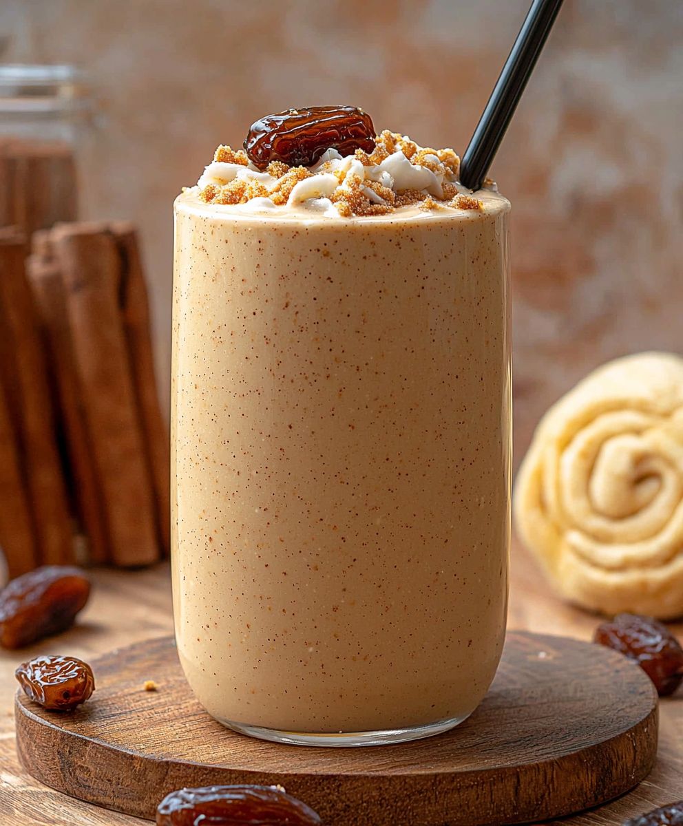 Date Cinnamon Roll Smoothie