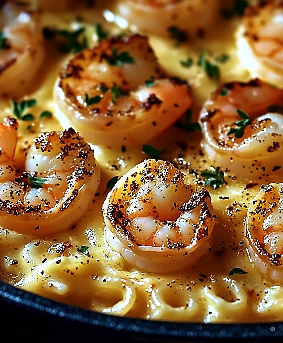 Shrimp Scampi Pasta Bake