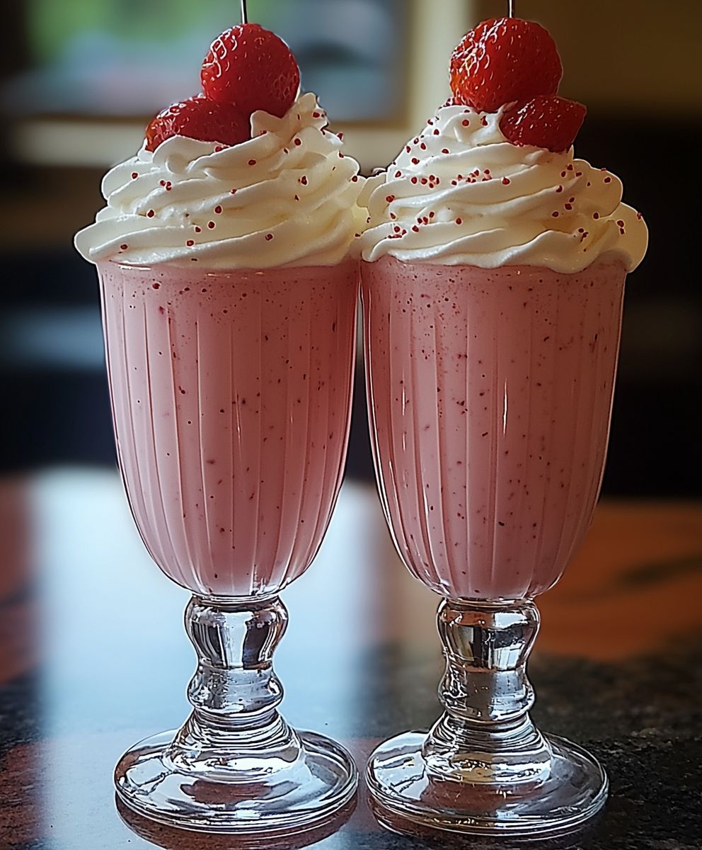 Fraise Maison Milkshake