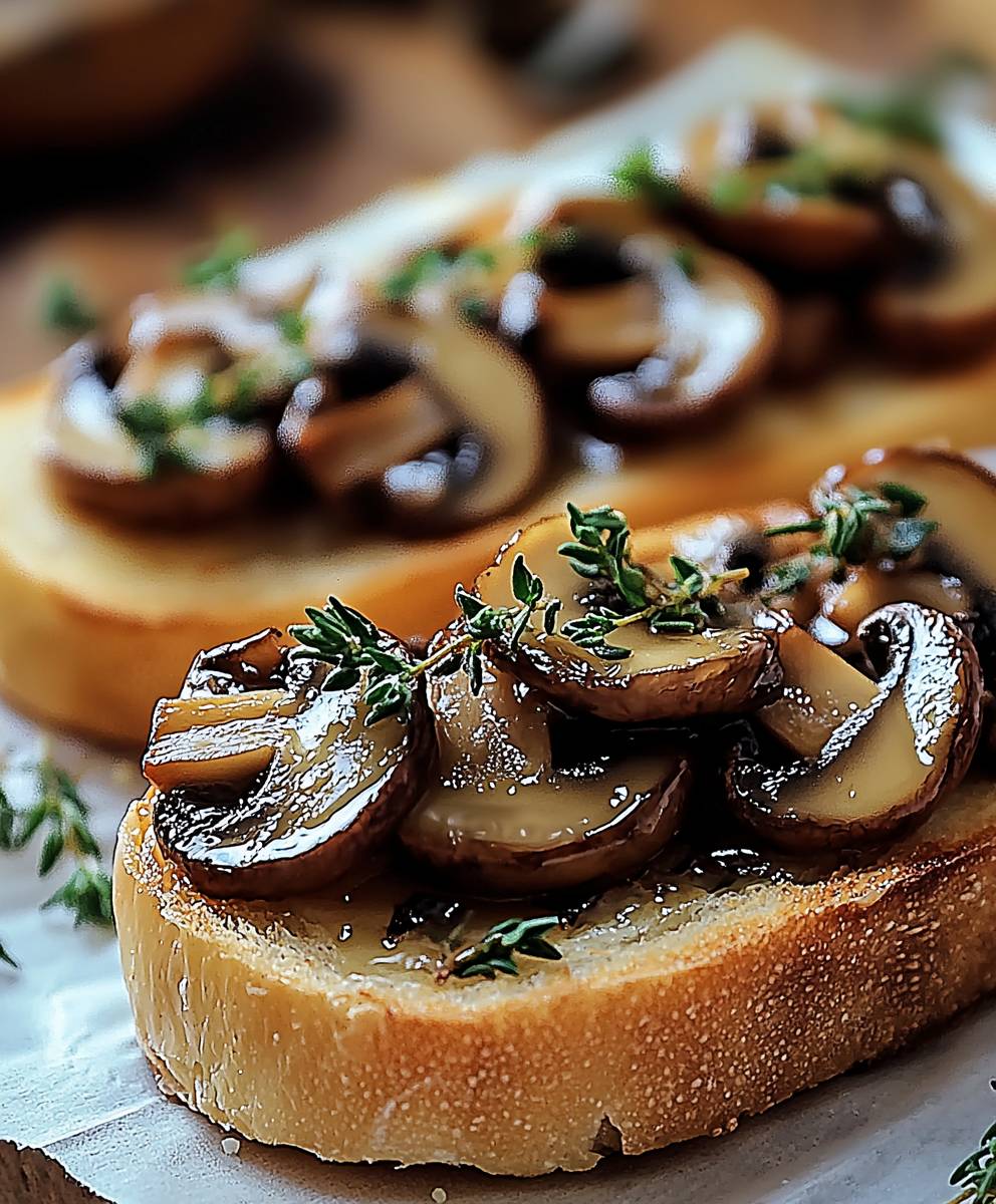Mushroom Crostini