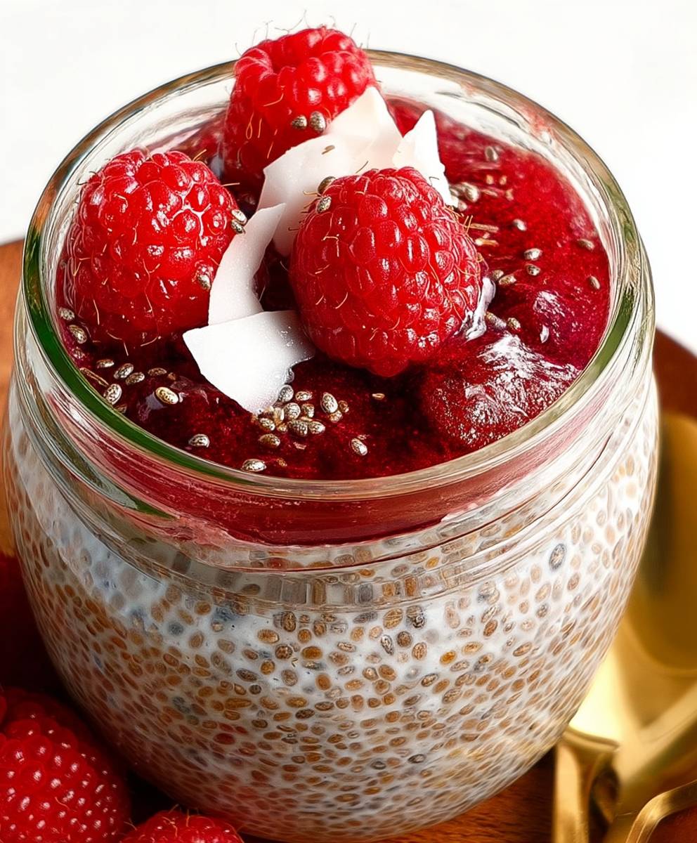 Raspberry Chia Pudding