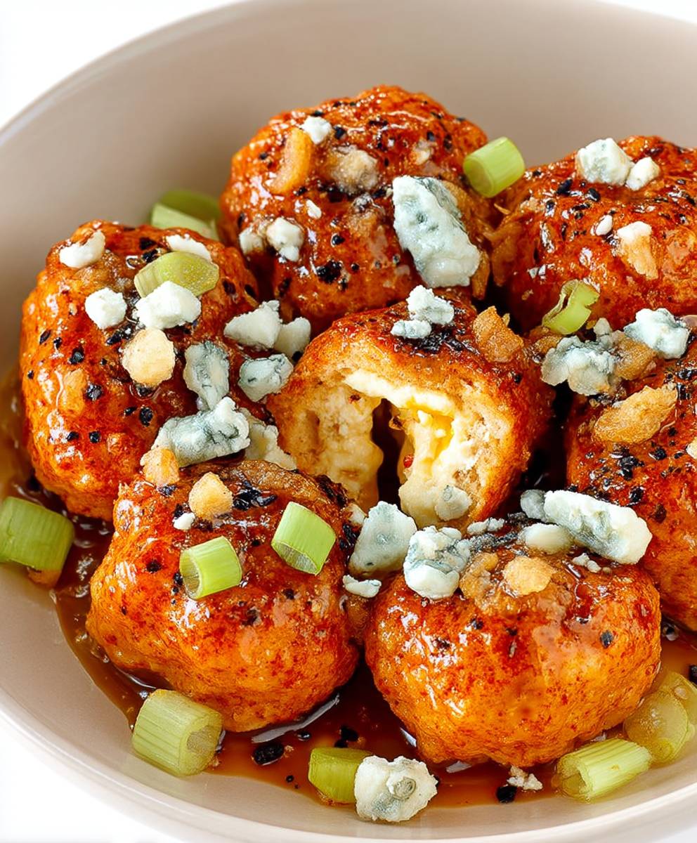 Blue Cheese Chicken Meatballs