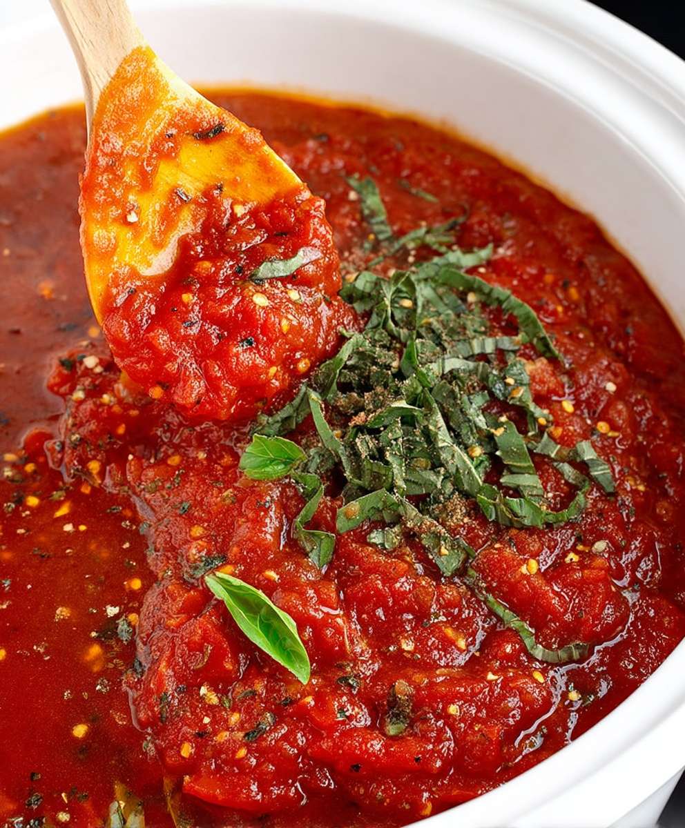 Slow Cooker Tomato Sauce