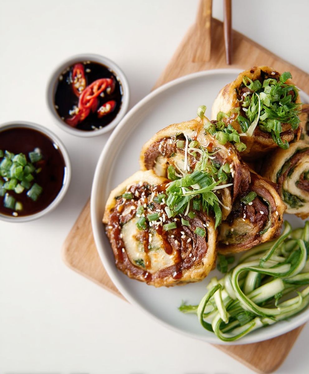 Scallion Beef Roll
