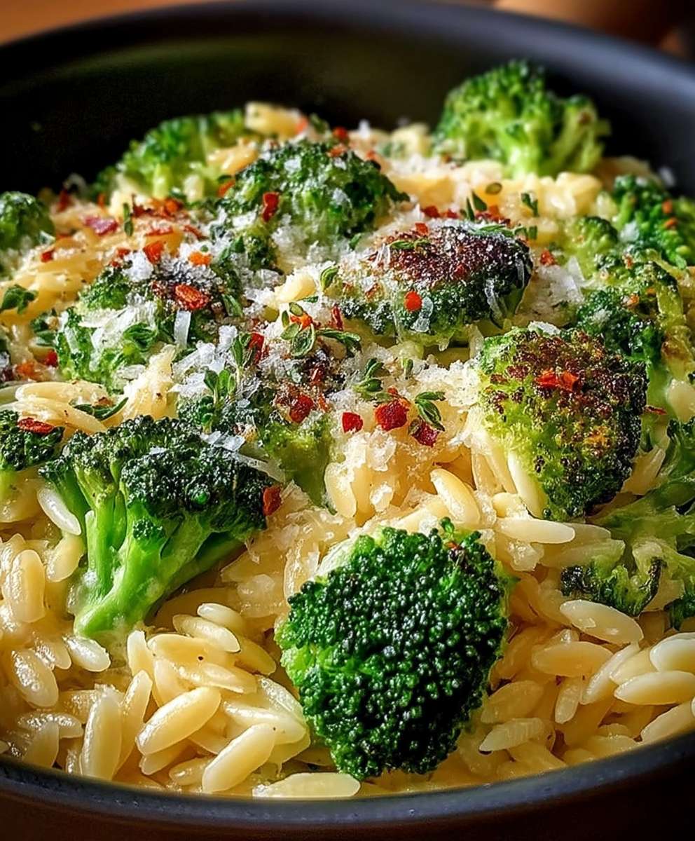 Parmesan Broccoli Orzo
