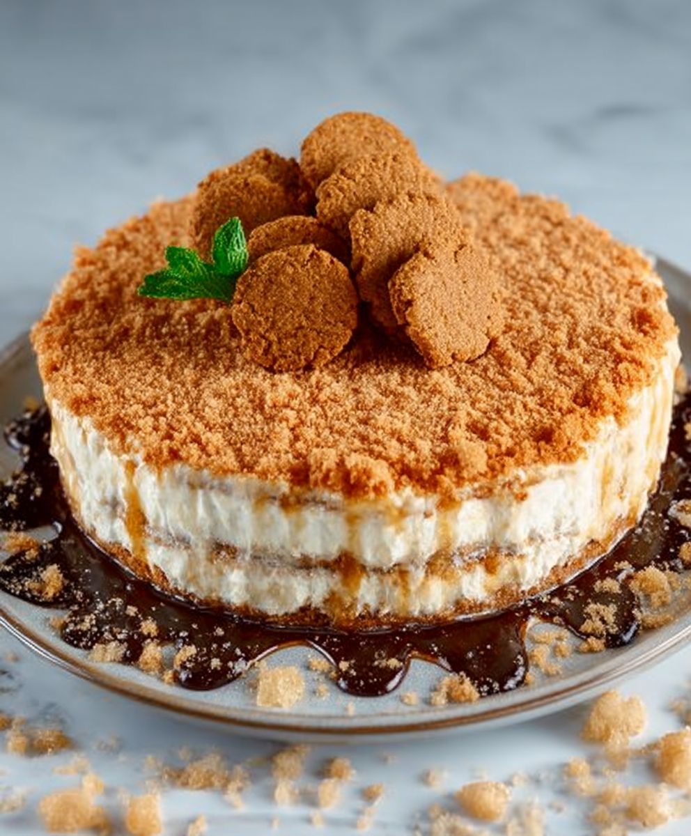 Ginger Mascarpone Icebox Cake