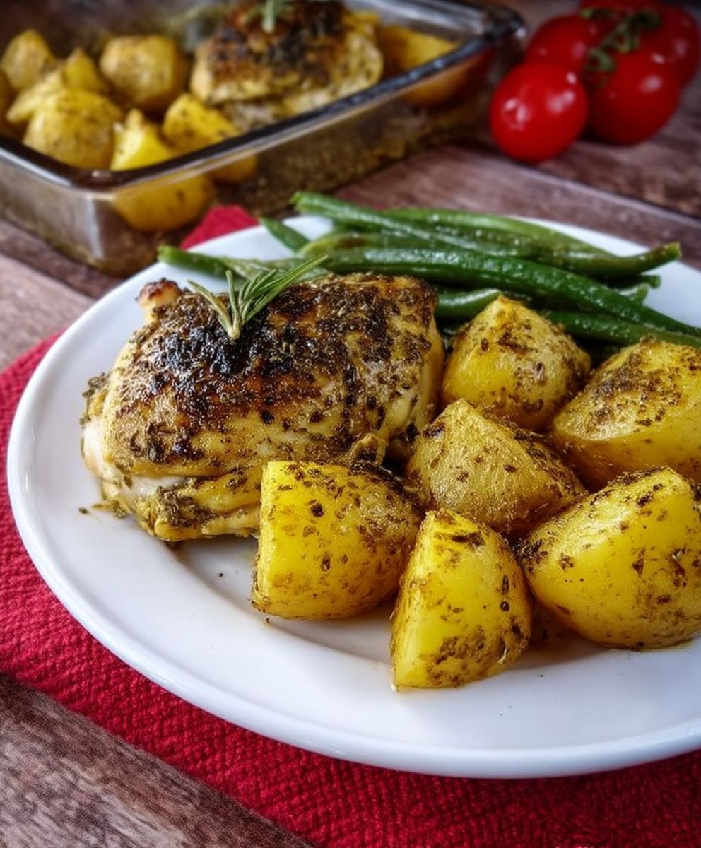 Greek lemon chicken potatoes
