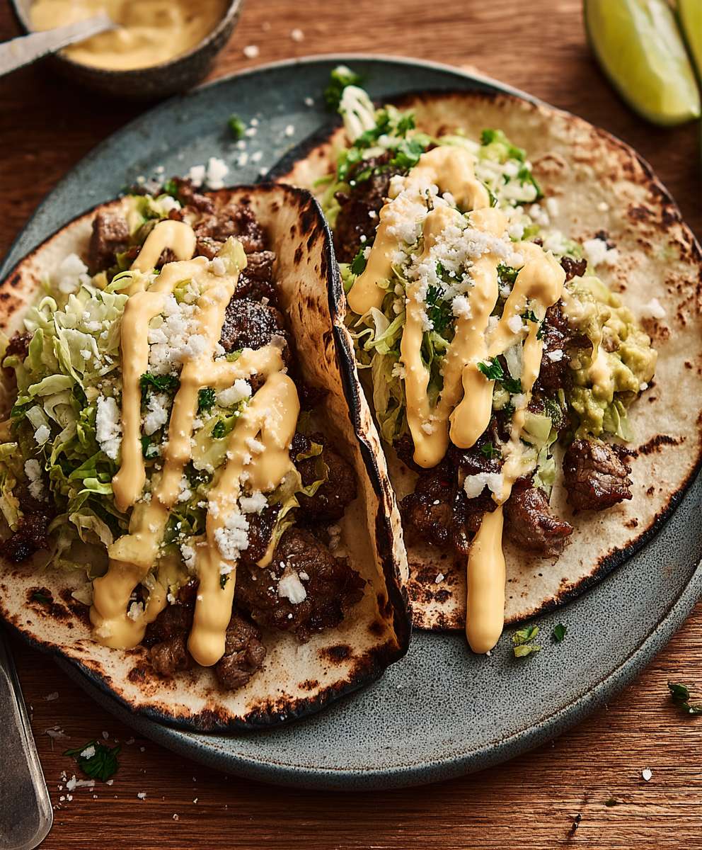 Smash tacos mac sauce