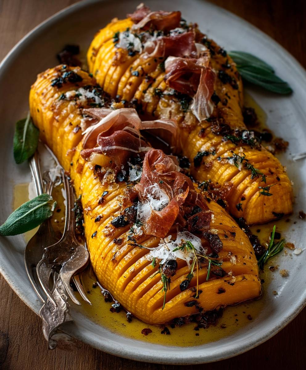 Hasselback Butternut Squash