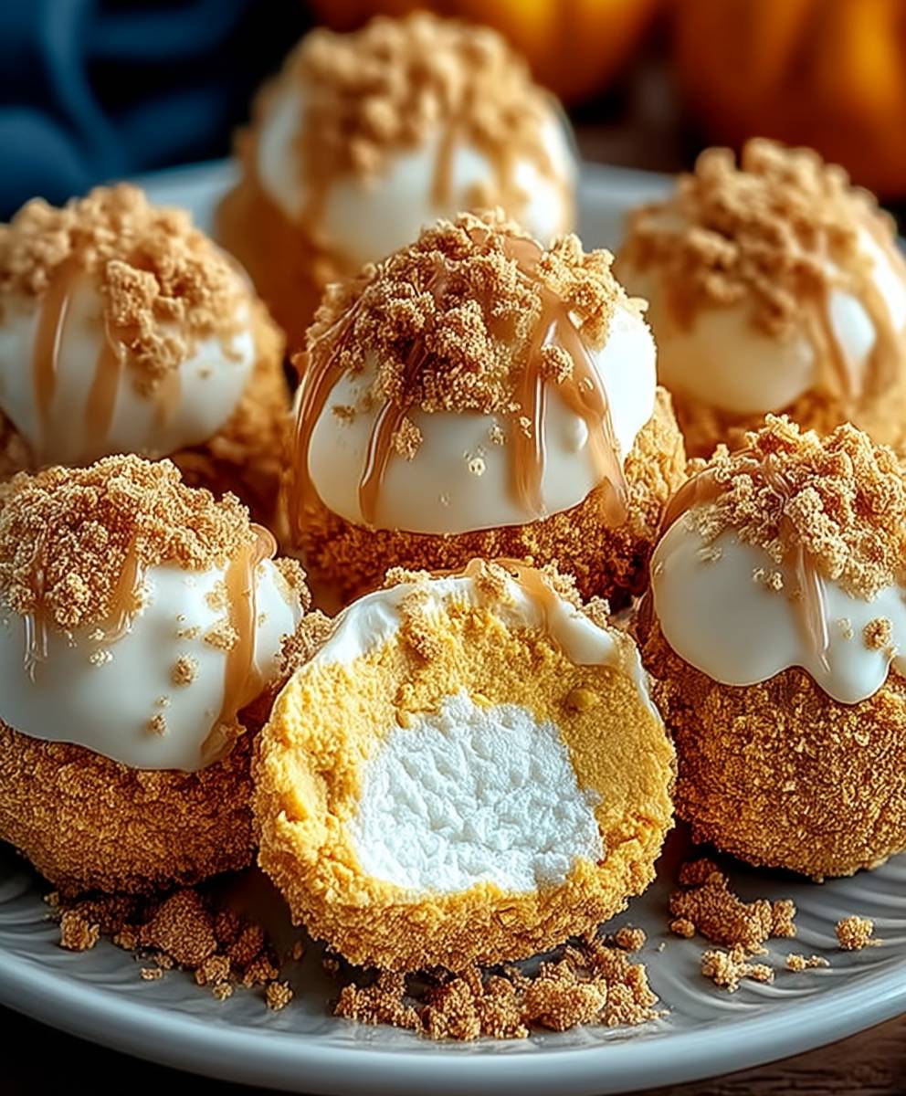 Pumpkin Cheesecake Balls