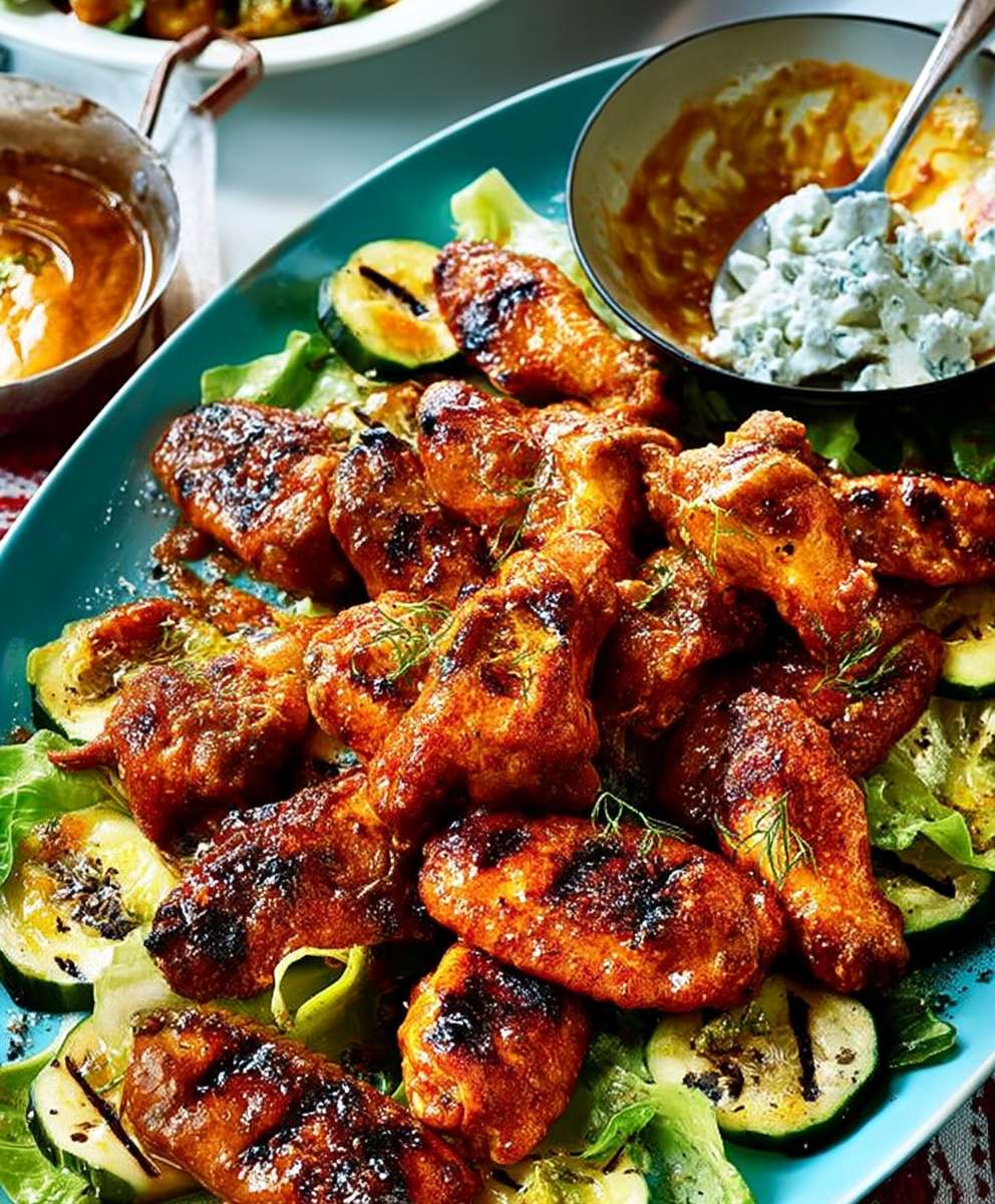 Buffalo wings blue caesar