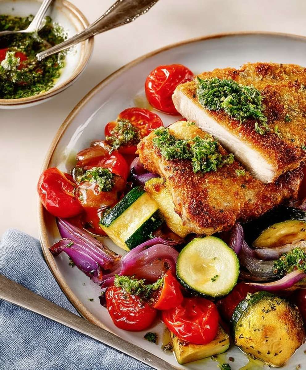 Parmesan pork steaks