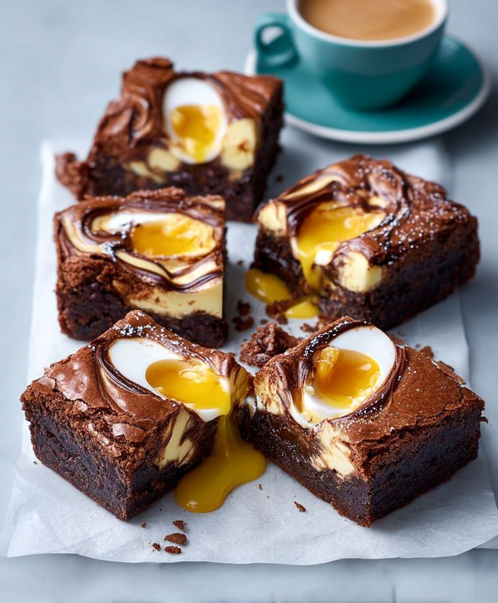 Creme Egg Brownies