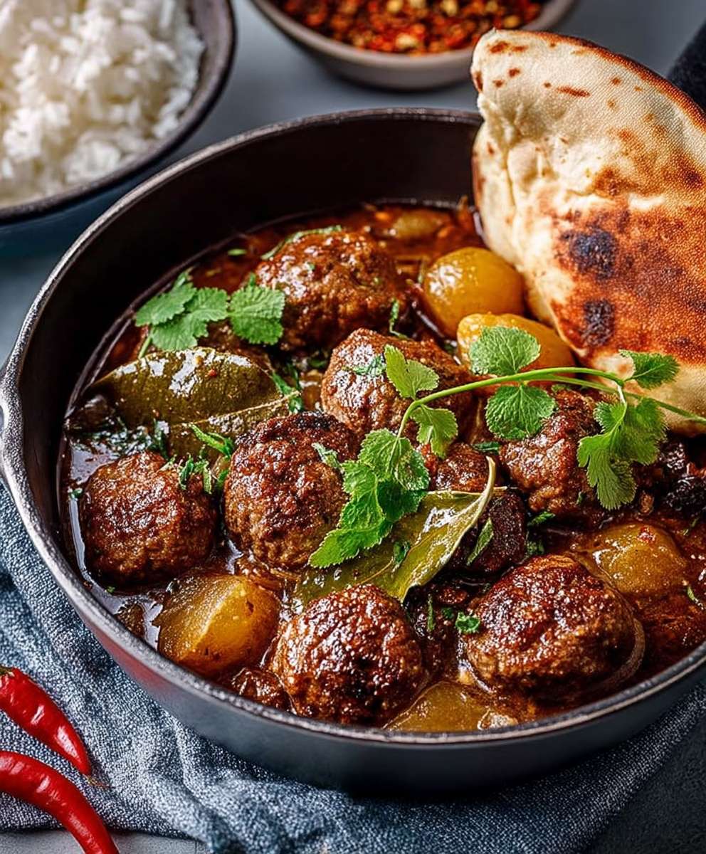 Lamb meatball massaman