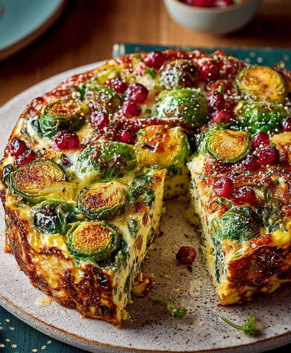 Brussels sprouts frittata