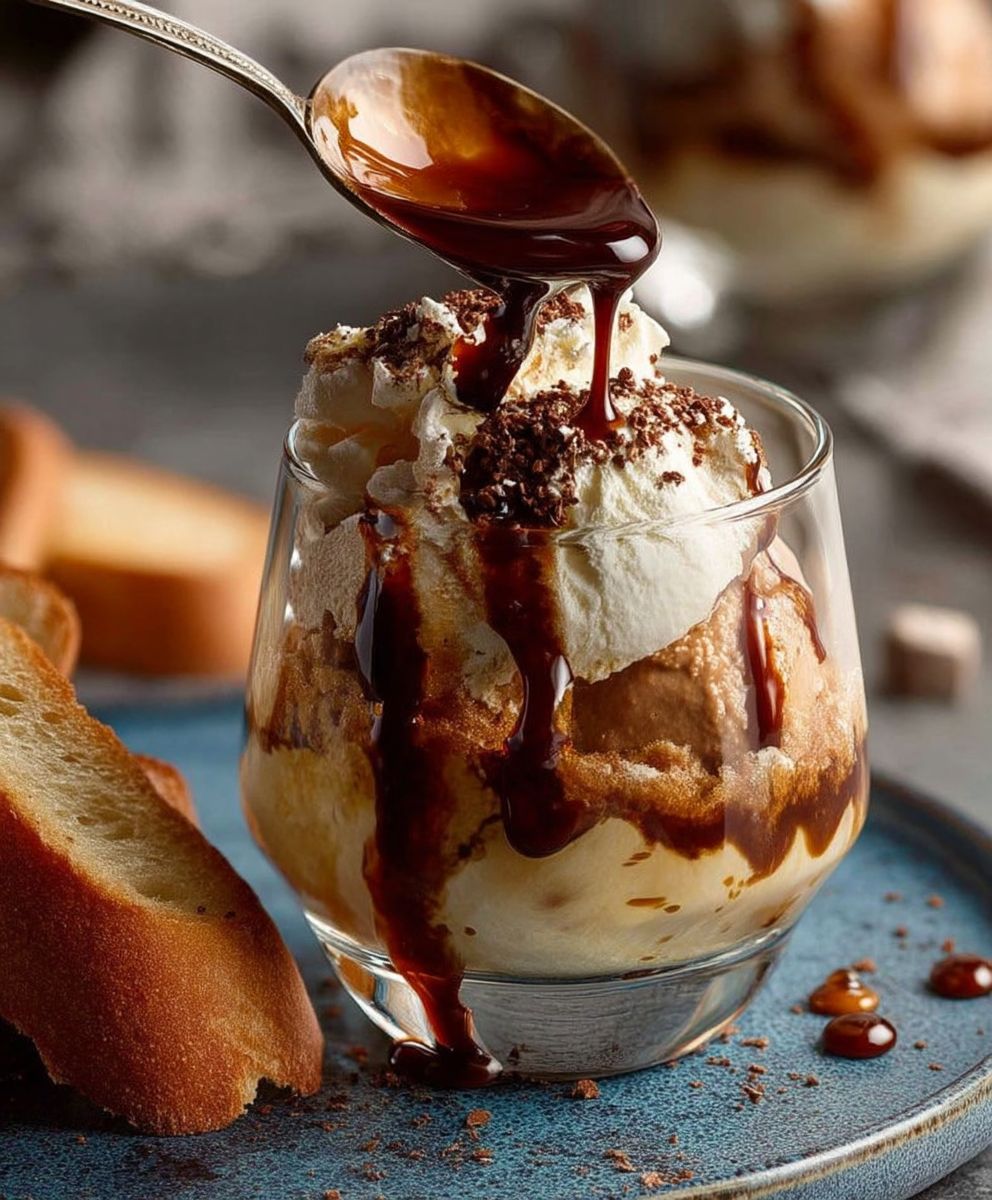 Italian Affogato Coffee