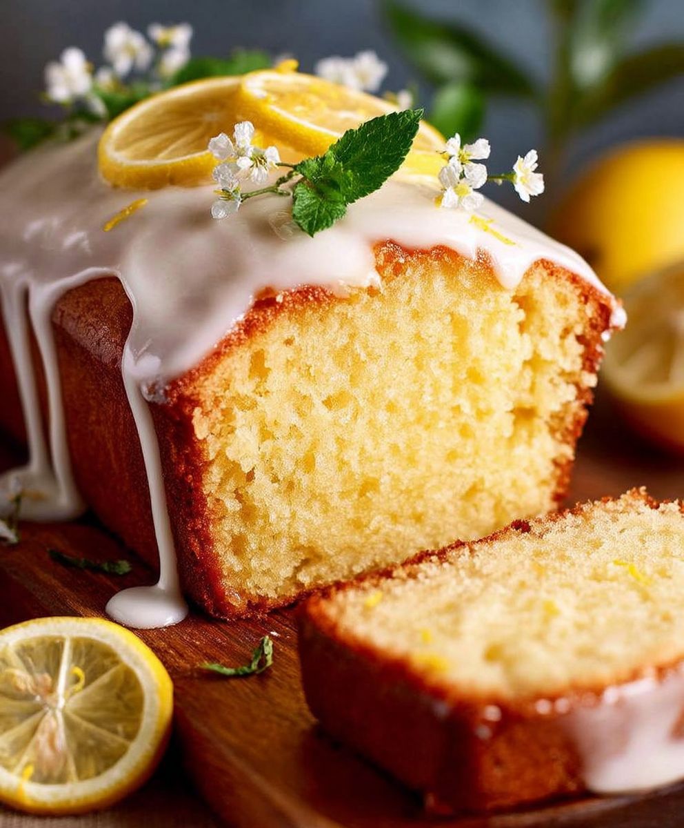 Glazed lemon loaf