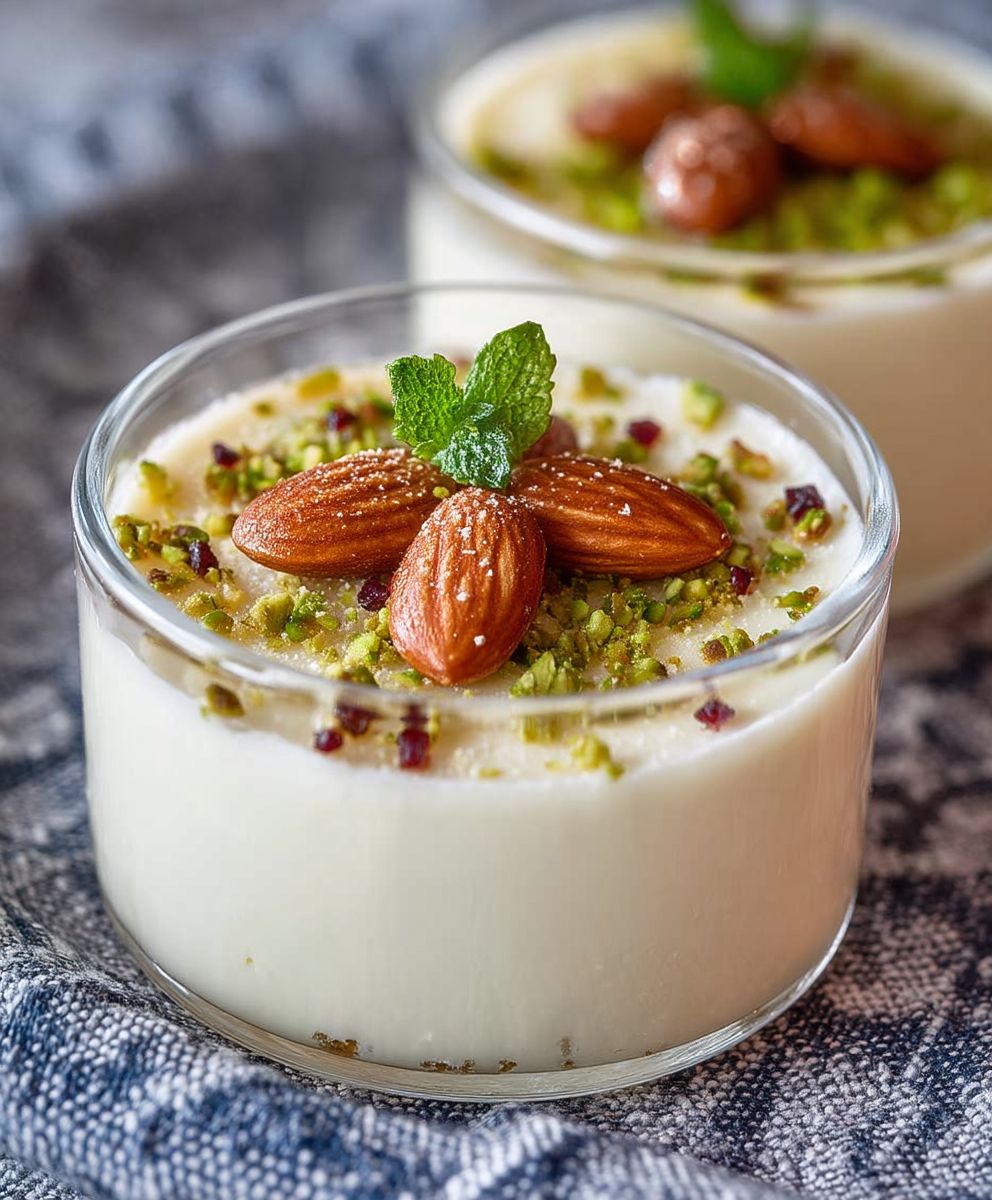 Turkish Almond Pudding