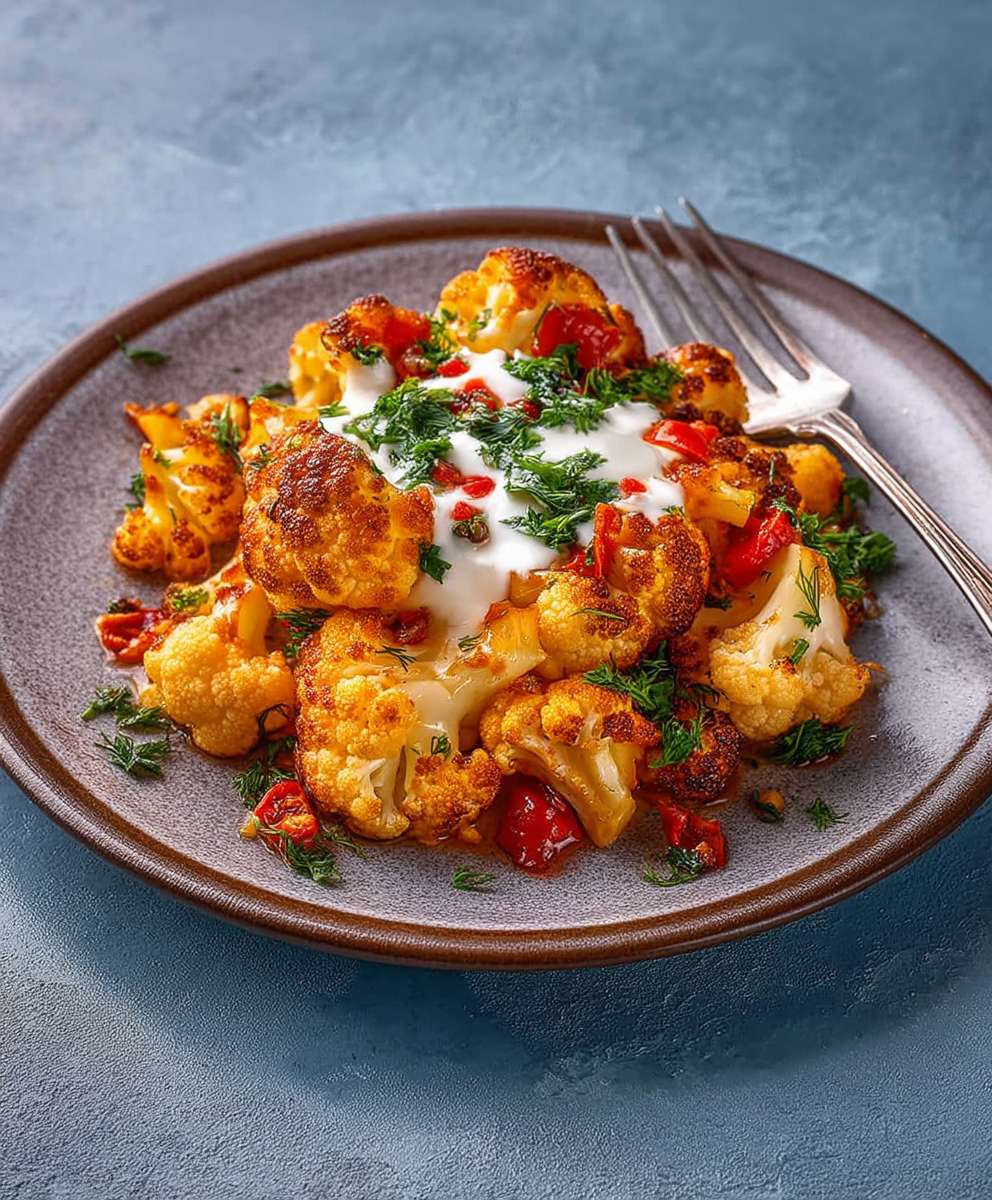 Turkish baked cauliflower