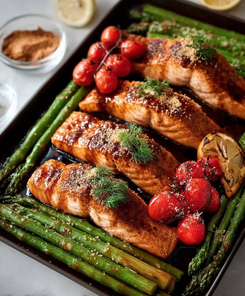 Brown Sugar Broiled Salmon