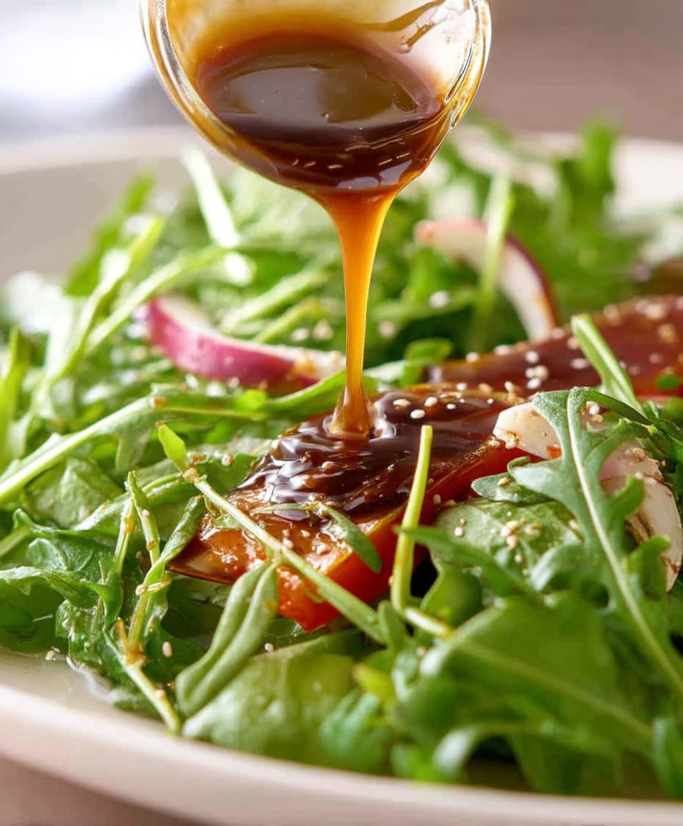 Balsamic vinegar salad dressing