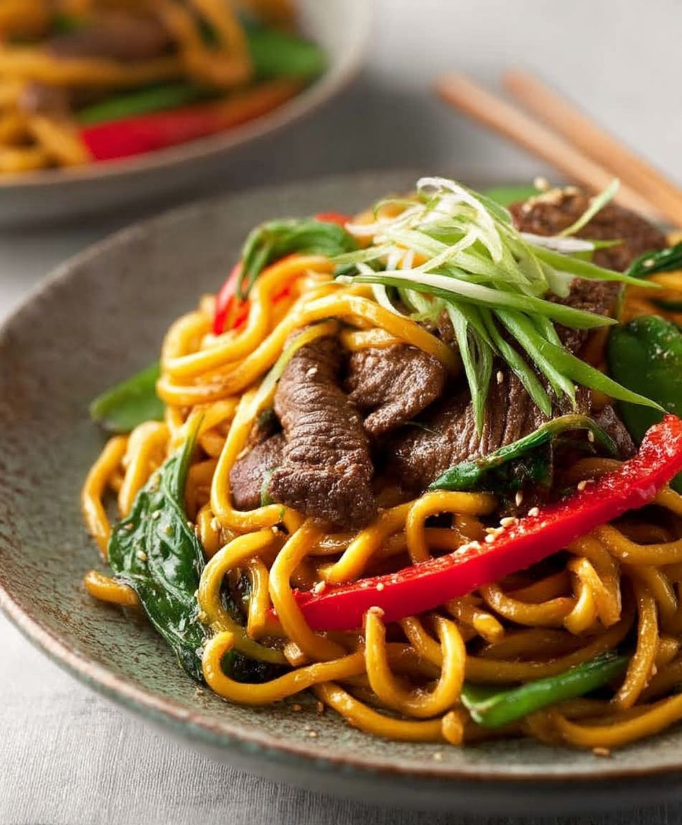 Spicy Beef Hokkien Noodles