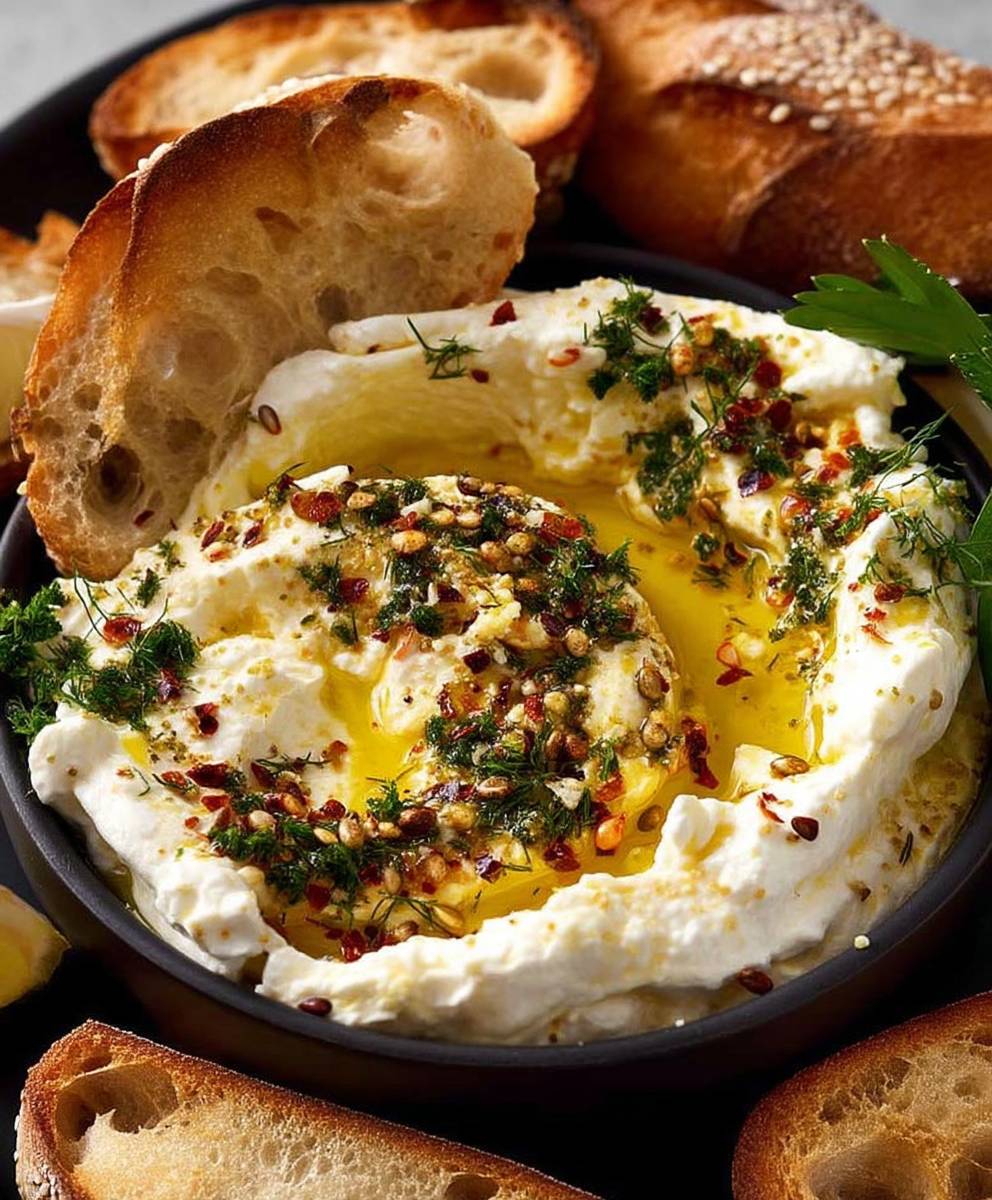 Whipped feta dip