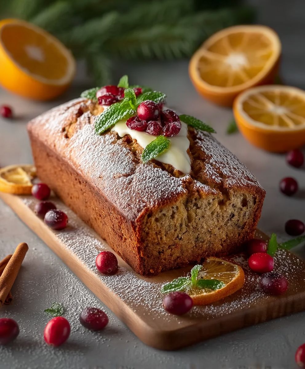 Christmas Banana Bread