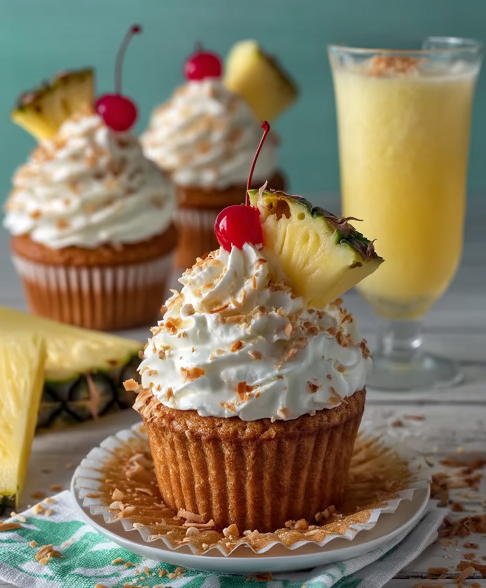 Pina Colada Cupcakes