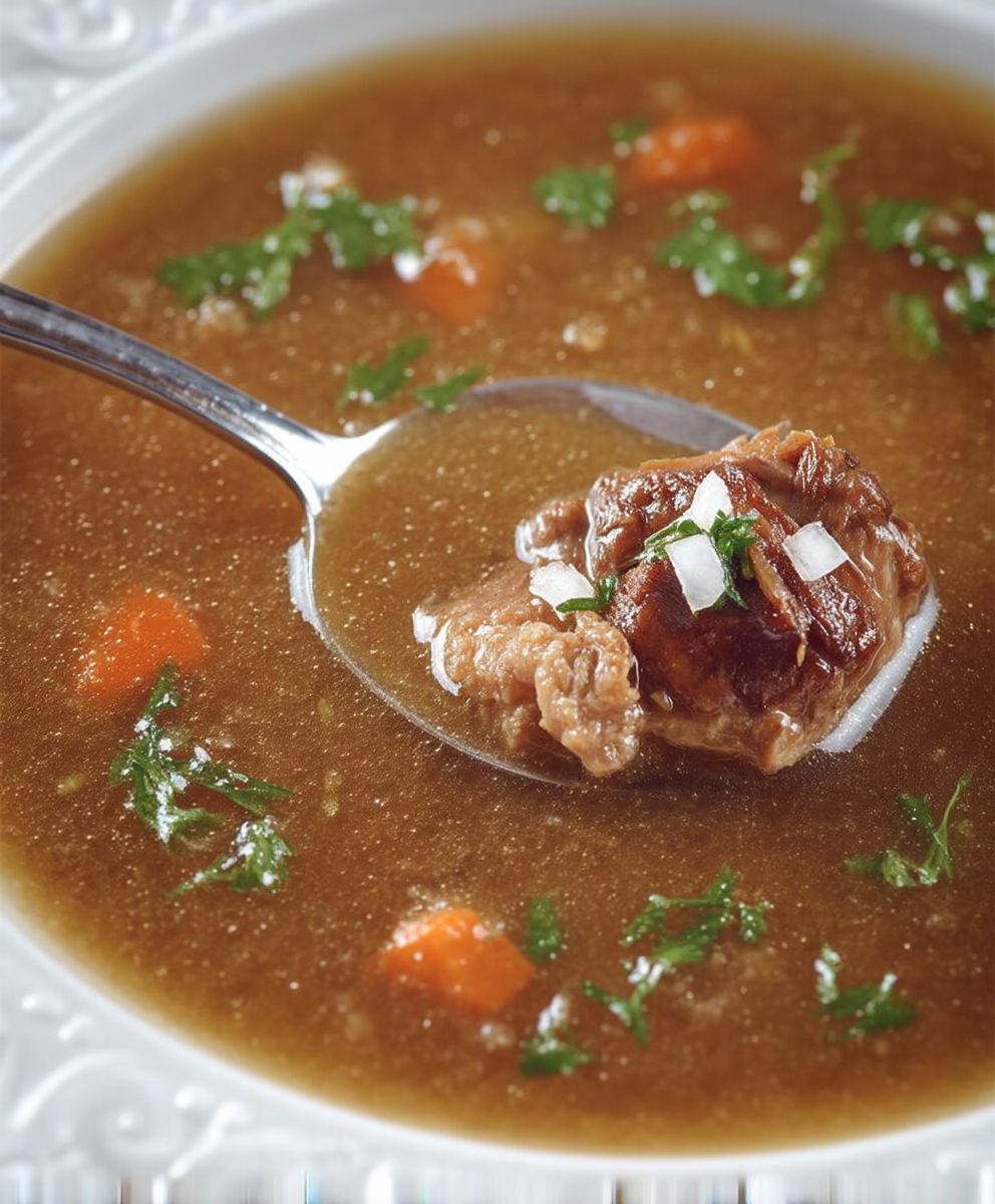 Oxtail soup