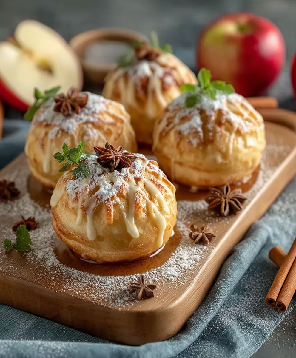 Air Fryer Apple Pie Bombs