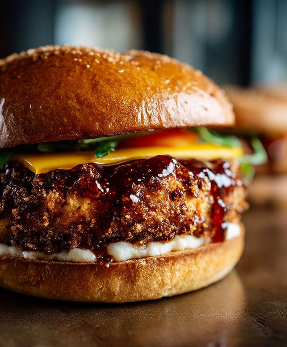 Turkey Menchi Katsu Burger