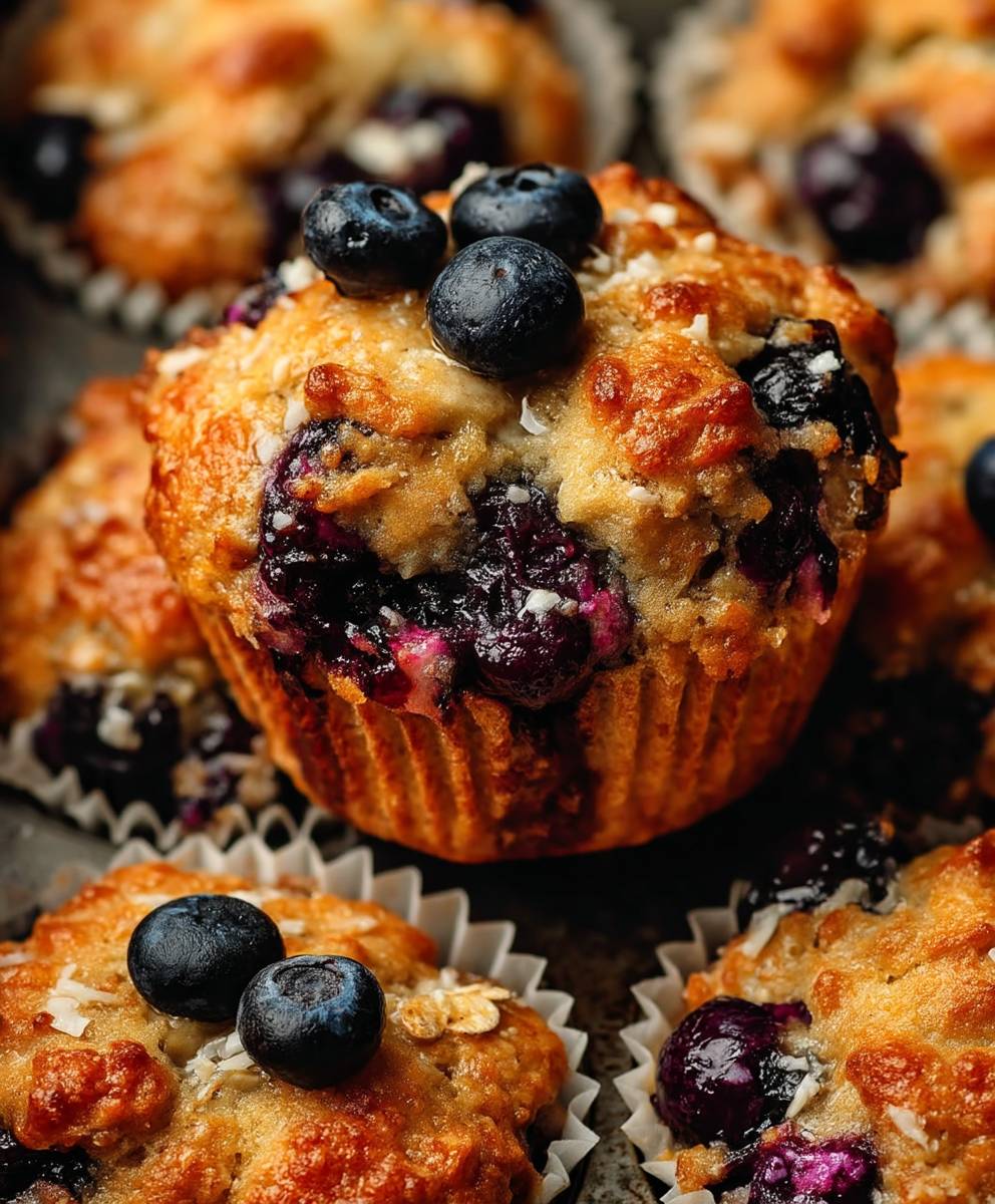 Blueberry Oatmeal Muffins
