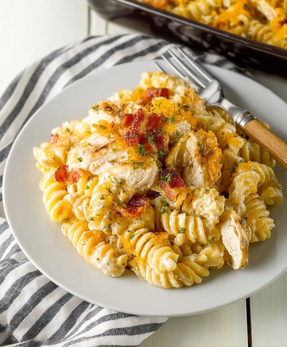 Chicken Bacon Ranch Pasta