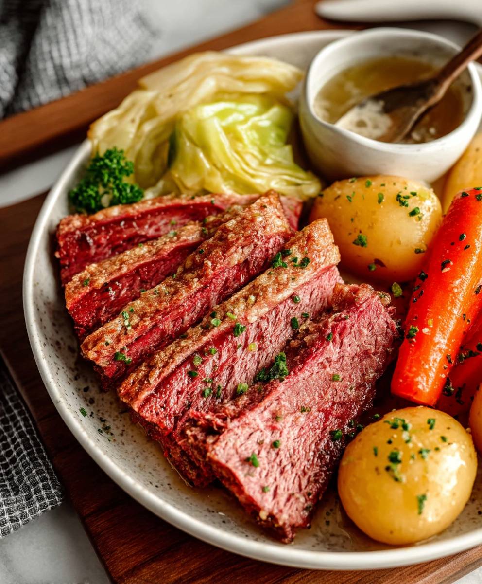 Slow Cooker Corned Beef Cabbage