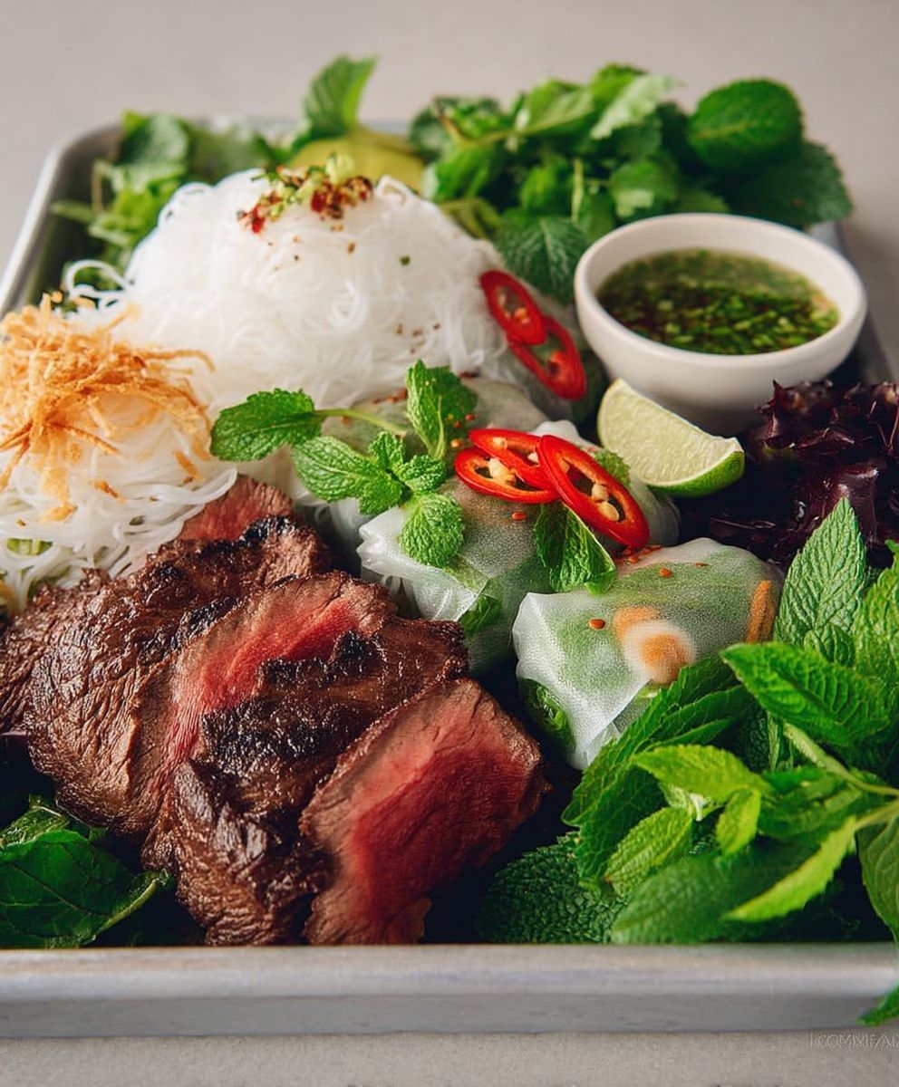 Vietnamese Steak Summer Rolls