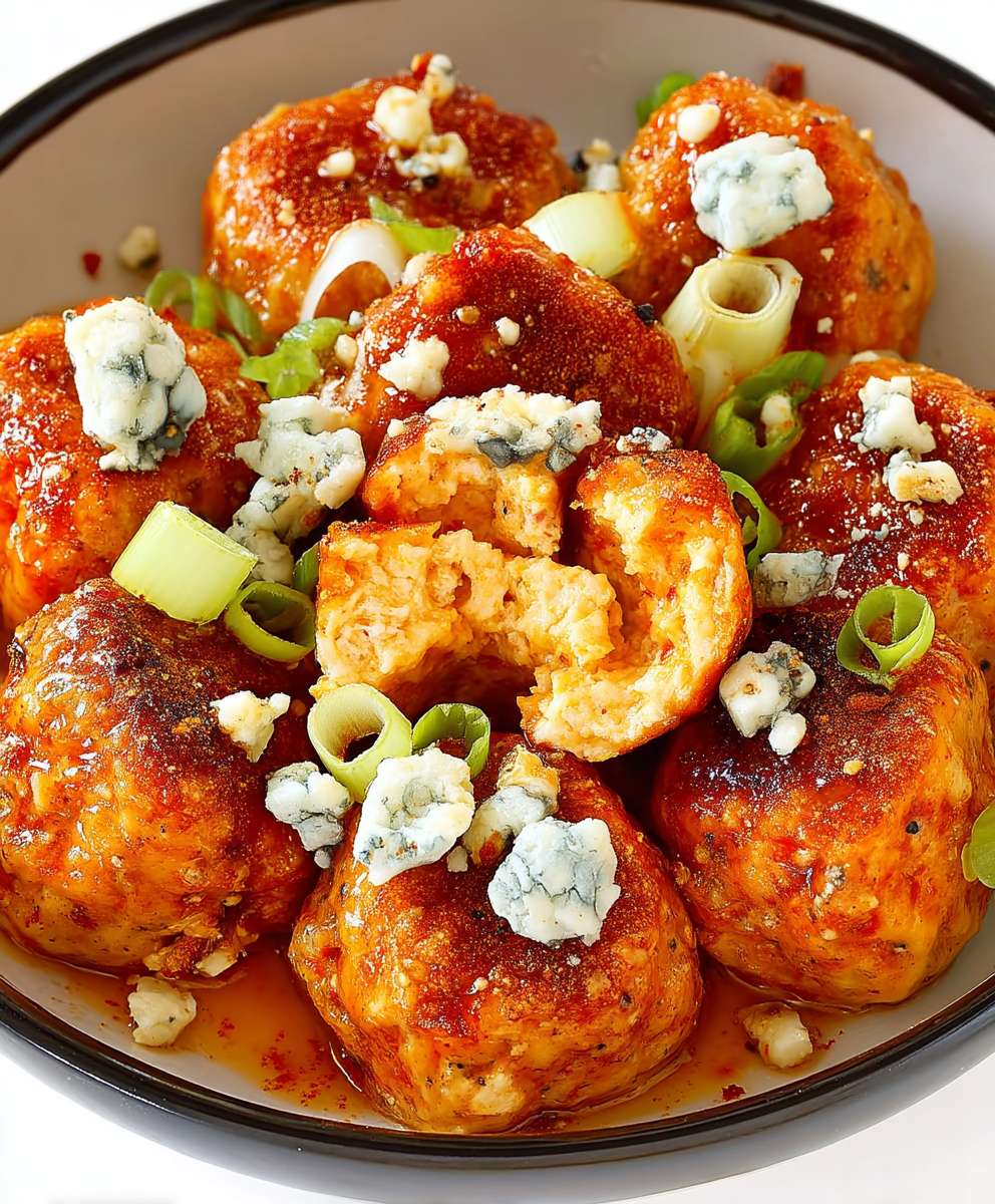 Blue Cheese Chicken Meatballs