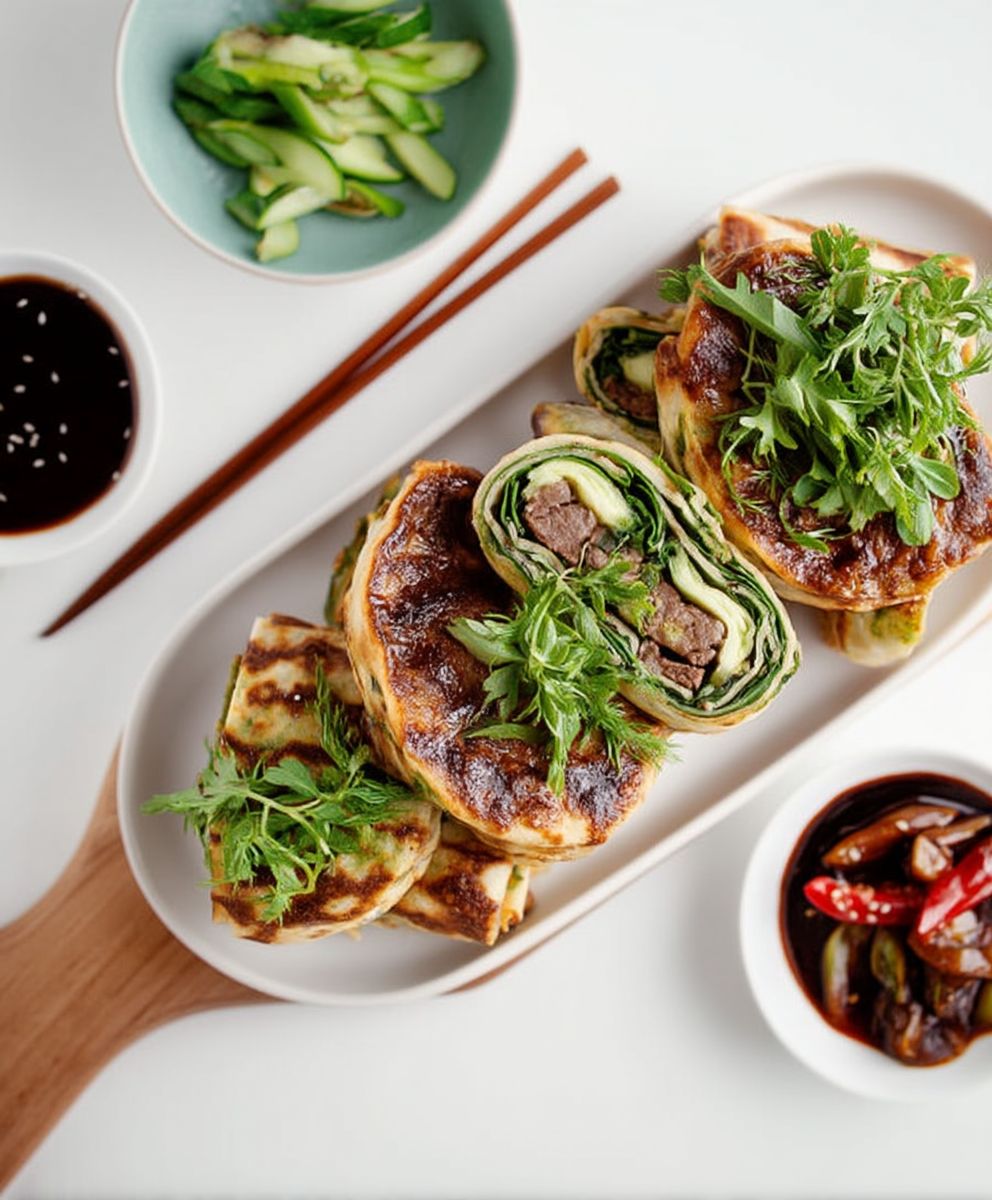 Scallion Beef Roll