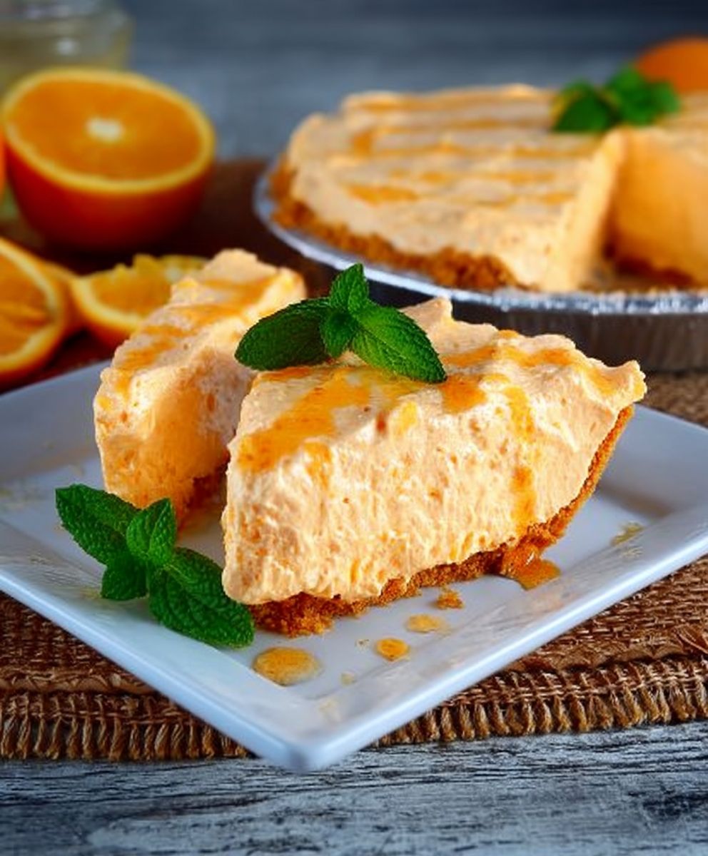 Orange Dream Whip Pie