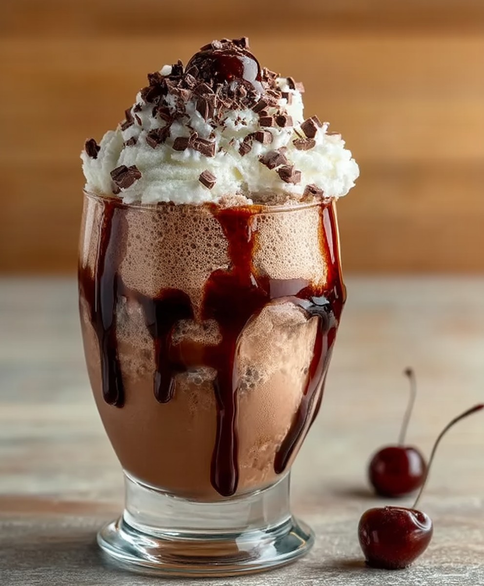 Chocolate Ice Cream Float